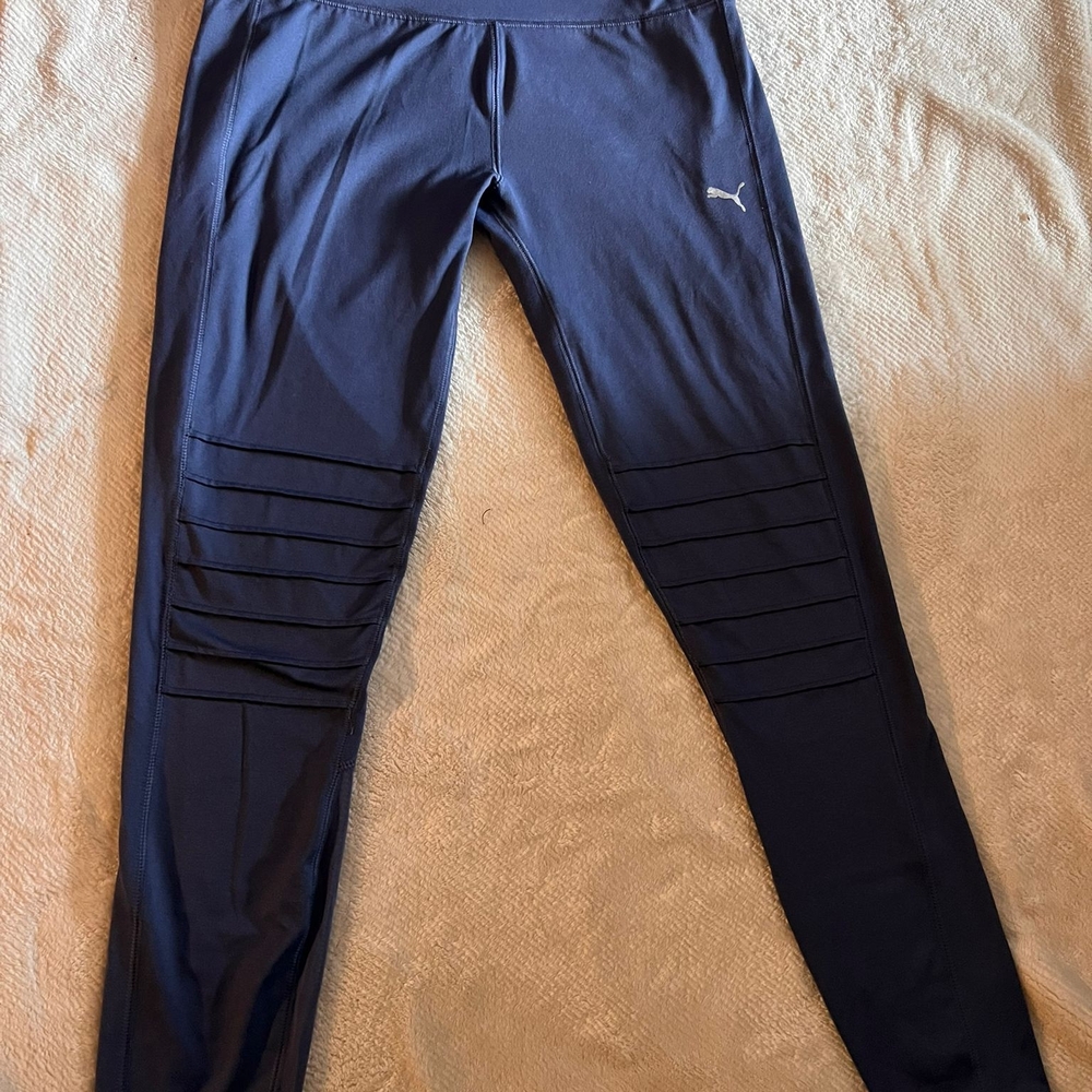 Puma Dark Blue Athletic Leggings
